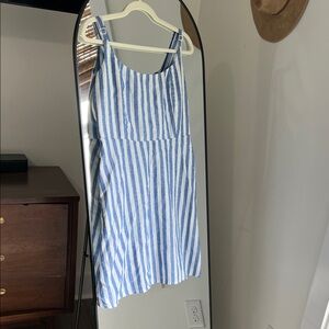 Old Navy Blue and White Striped Sundress